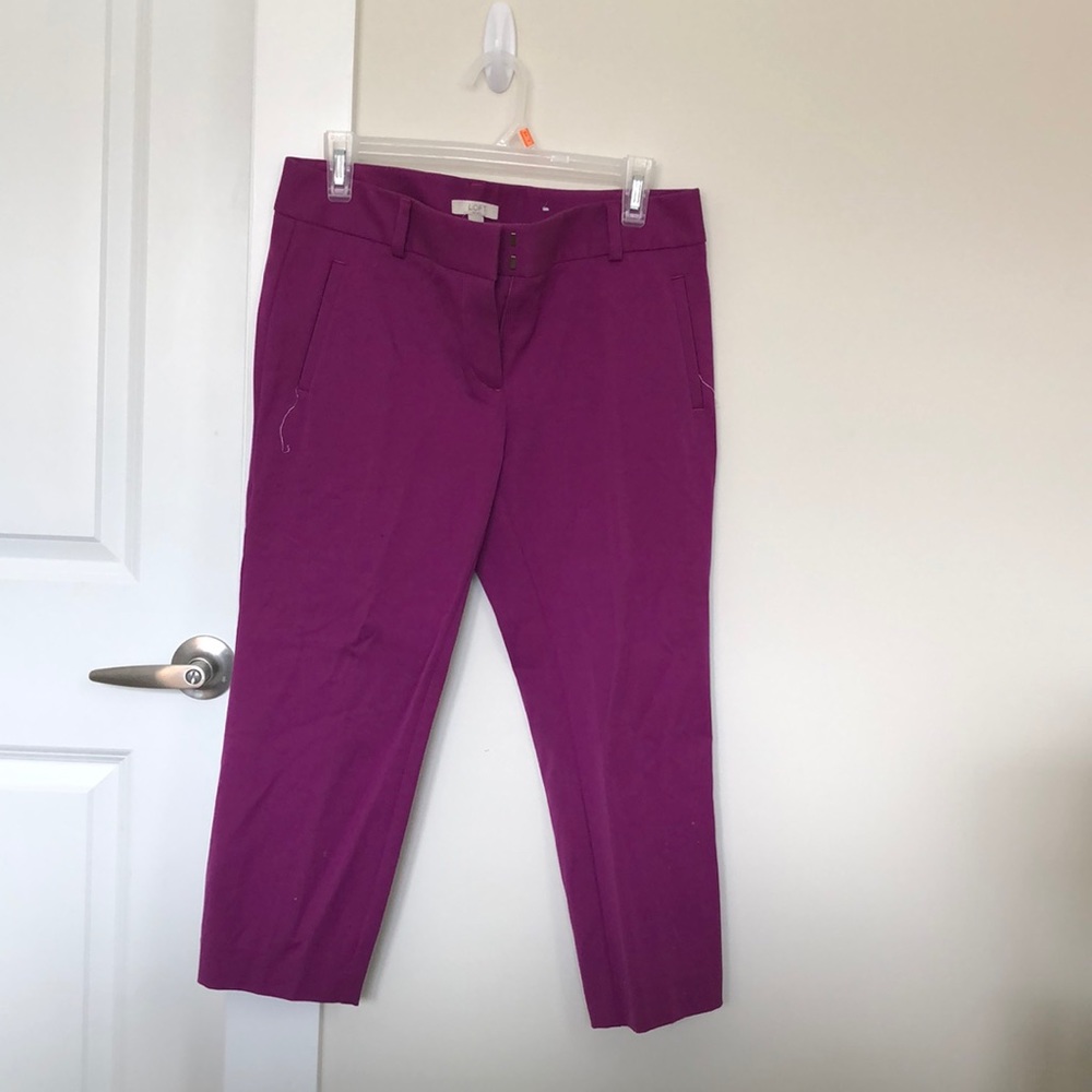 Anne Taylor Loft Size 6P Marisa Cropped pants